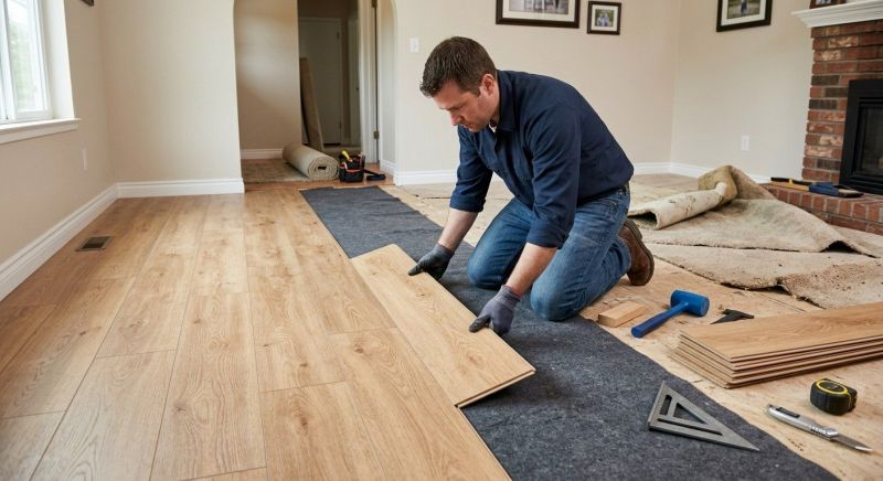 Laminate Floor Remodeling in Shakopee, MN