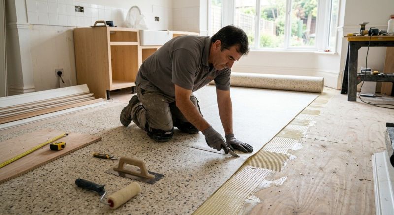Linoleum Floor Installation in Mound, MN