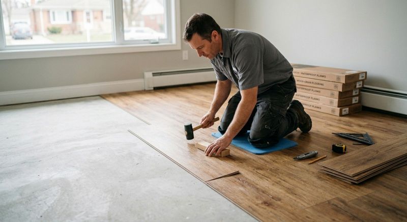 Linoleum Flooring Replacement in Shakopee, MN