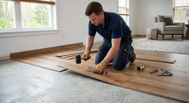 Luxury Vinyl Tile Installation in Rosemount, MN