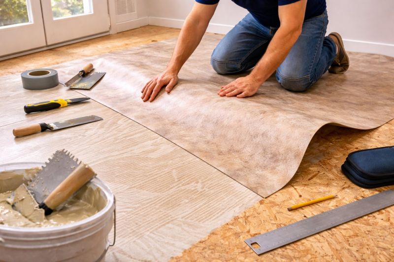 Sheet Flooring Installation in Rosemount, MN