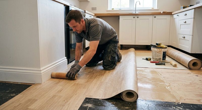 Sheet Linoleum Installation in Chaska, MN