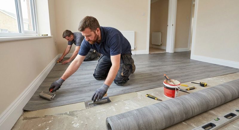 Sheet Linoleum Installation in Chaska, MN