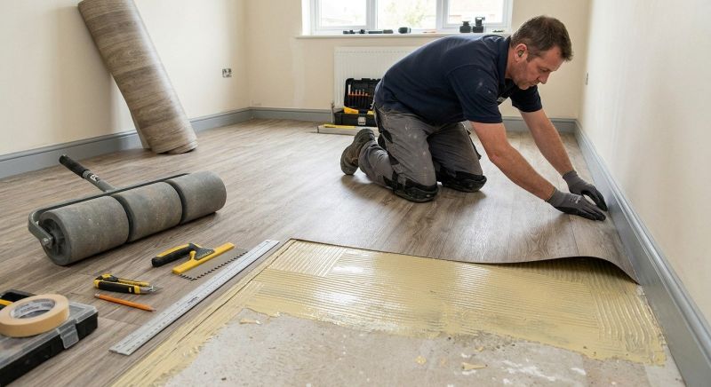 Sheet Vinyl Installation in Rosemount, MN