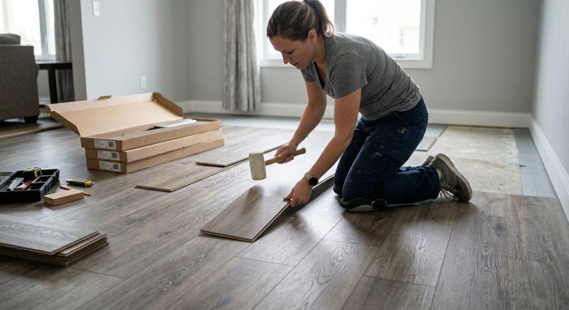Vinyl Plank Floor Installation in Shakopee, MN