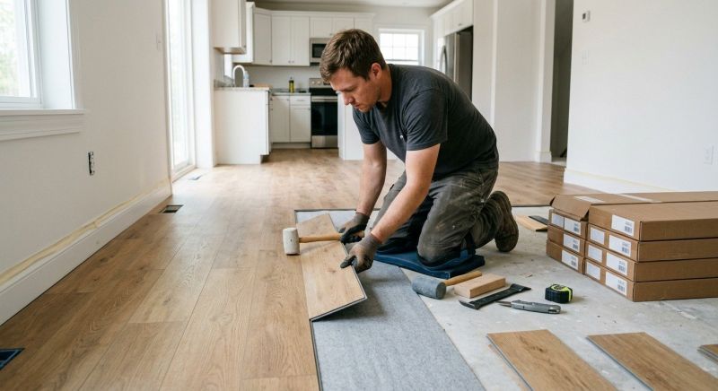 Vinyl Plank Floor Installation in Shakopee, MN